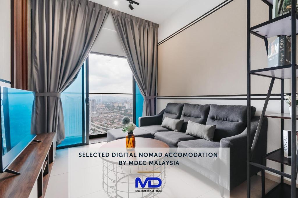 Nowhere 2Br & 2Bath Apartment With Balcony @ Reizz Residences Kuala Lumpur Kültér fotó
